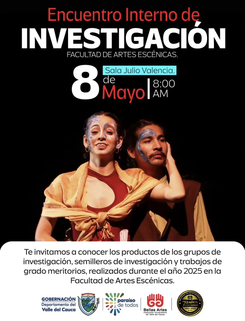 Encuentro Interno de INVESTIGACIÓN FACULTAD DE ARTES ESCÉNICAS.