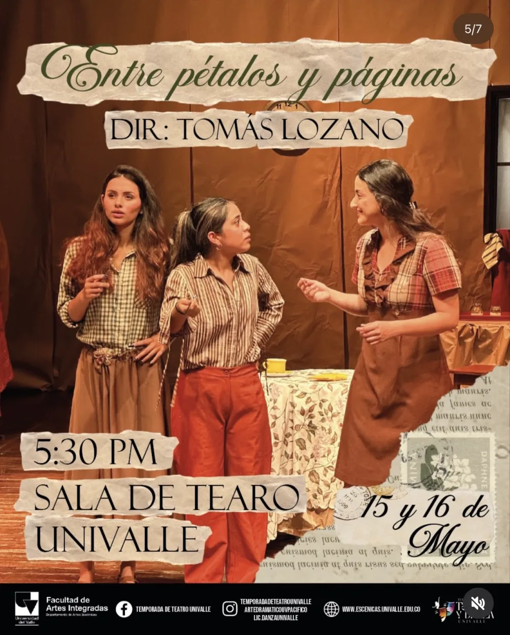 Obra: Entre pétalos y páginas