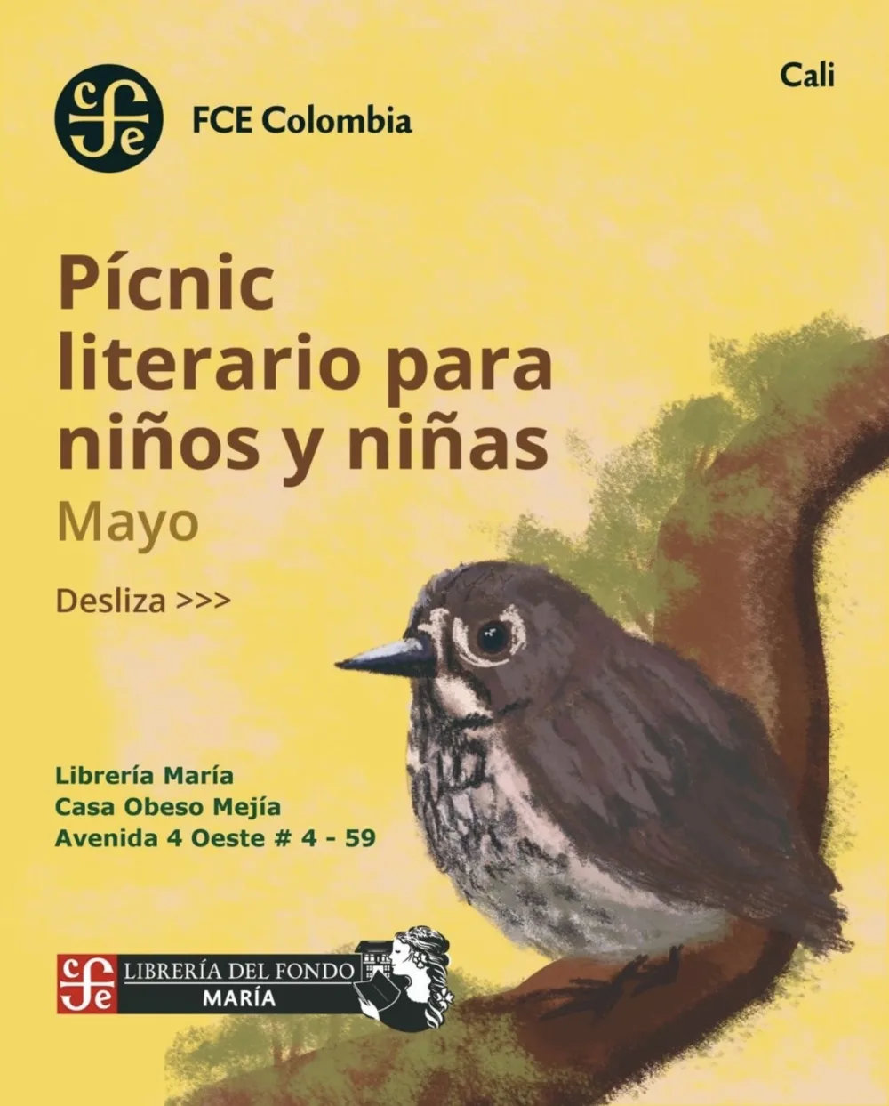 Picnic literario para niños y niñas